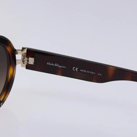 Salvatore Ferragamo Sunglasses plastic Brown Auth main image 5
